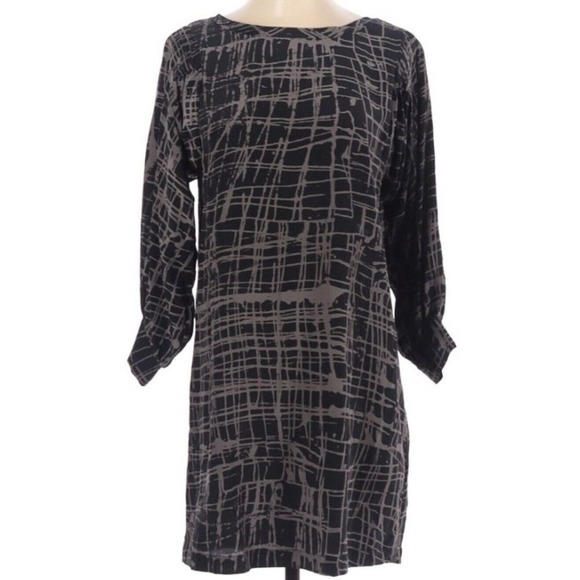 Joie Dress Silk Takala Black Scoop Back Size XS - Picture 1 of 7